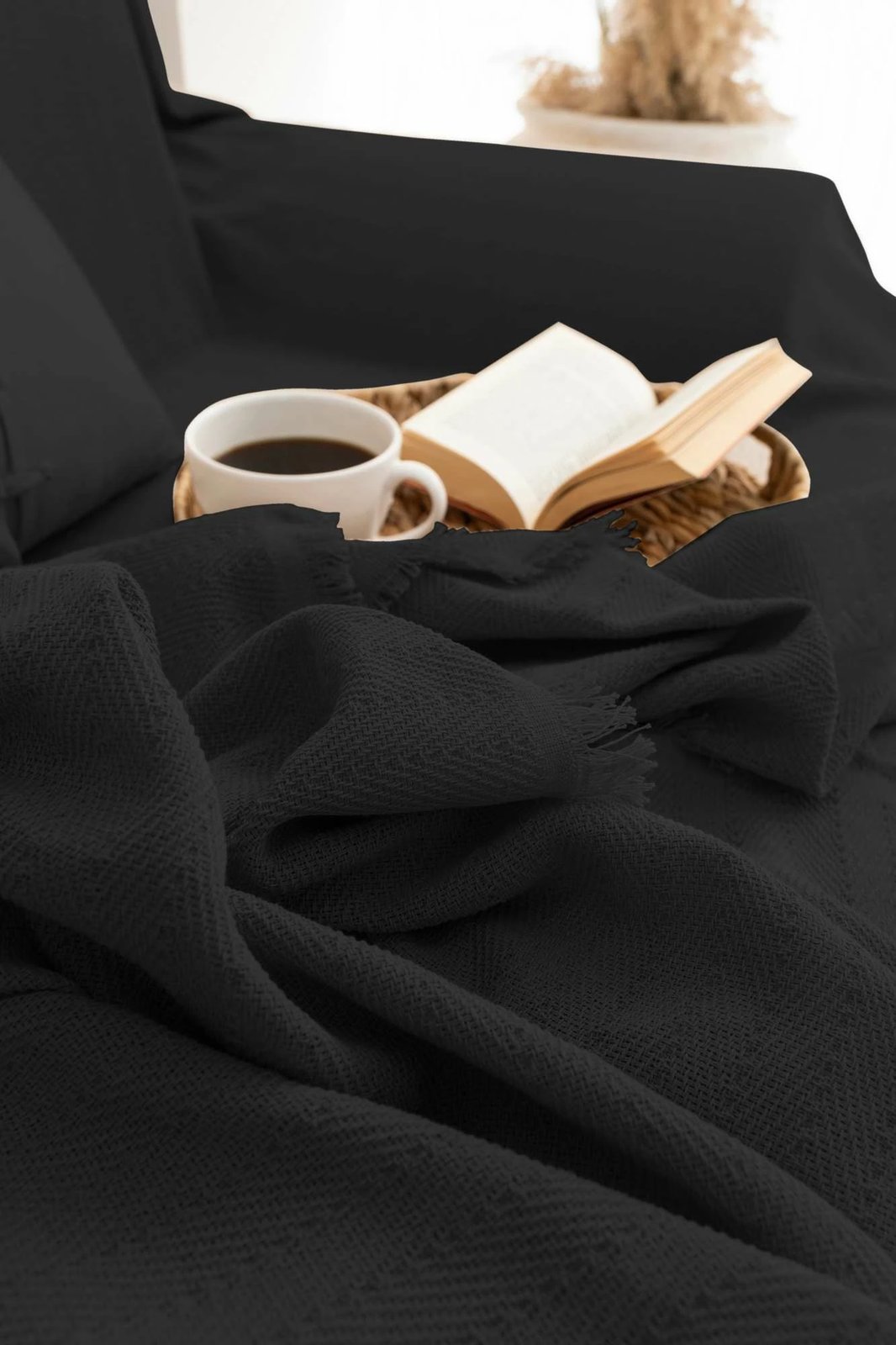 Mbulesë divani L'essentiel, ngjyrë fume, 180x300cm