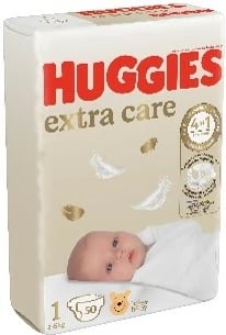 Pelena për bebe Huggies Extra Care Jumbo, 50 copë