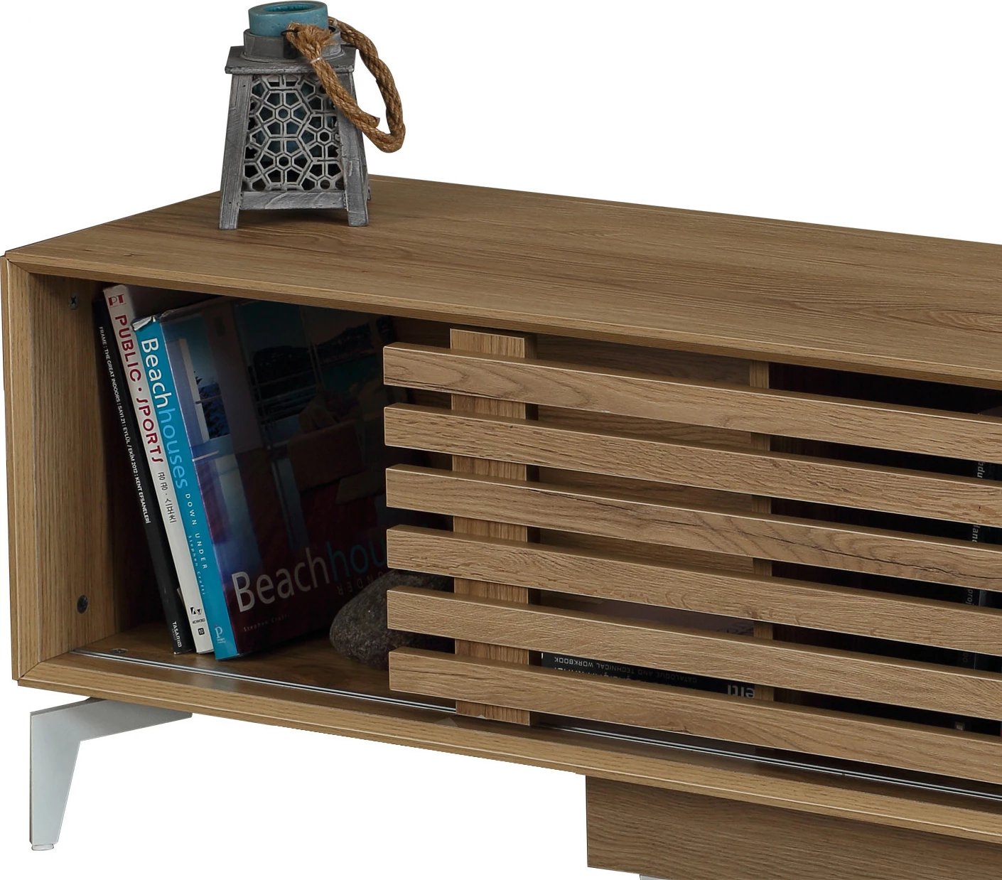 Komodë TV Hanah Home, Lulu, ngjyrë lisi