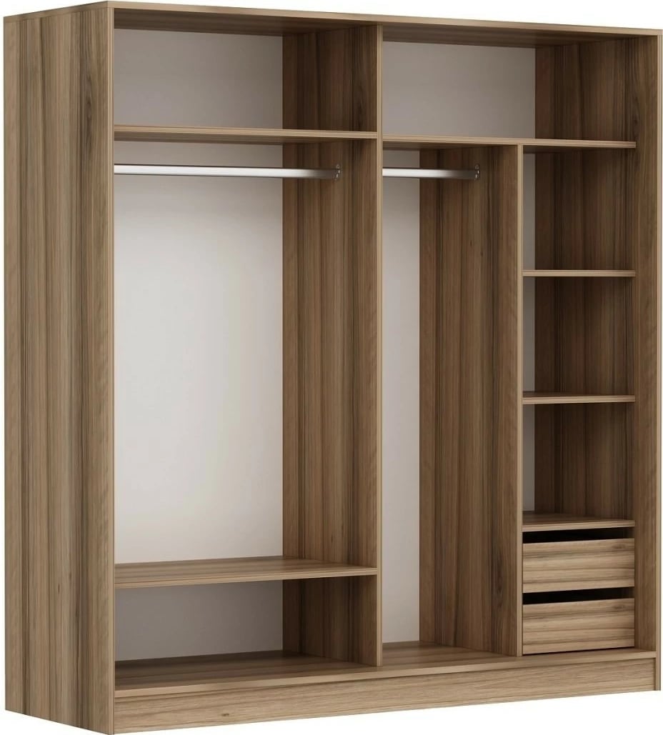 Dollap garderobe Skye Decor, ngjyrë dore, 7171