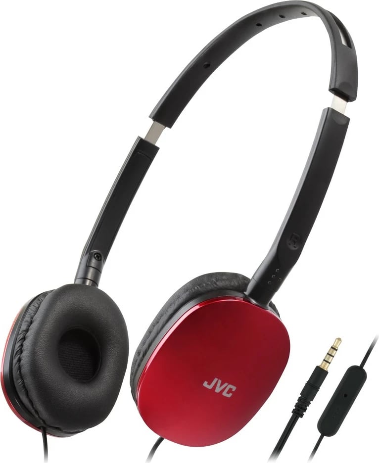 Kufje JVC HA-S160M-RU, me mikrofon, 1.2m, e kuqe Kufje JVC HA-S160M-RU, me mikrofon, 1.2m, e kuqe