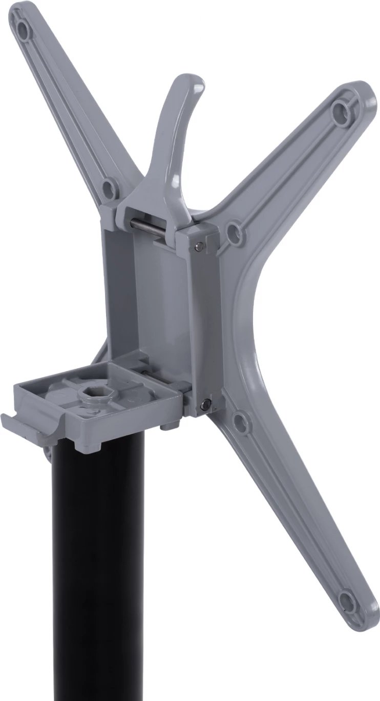 Bazë tavoline e palosshme alumini, ngjyrë e zezë mat, FH469.01, 66x66x72 cm me kryq 48x48 cm