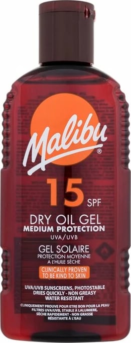 Losion për trup Malibu Dry Oil Gel SPF15, 200ml