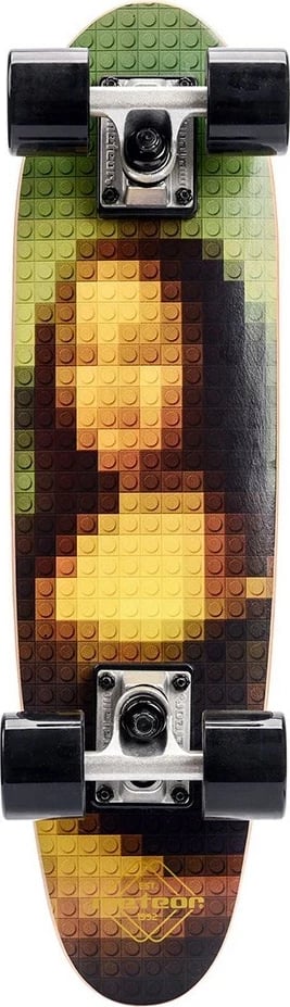 Skateboard Meteor Mona Lisa 22592, D1335, alumini, pattern