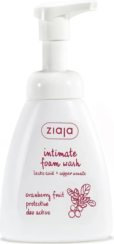 Larës me shkum për pastrim intim me ekstrakt te Frutit të Boronicës së Kuqe Ziaja 250ml