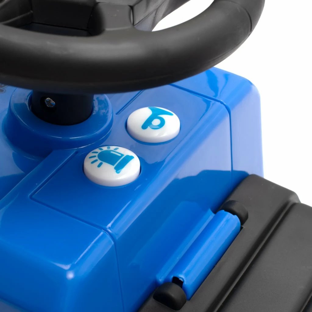 makinë ride-on fëmijësh, Baby Mix, Mercedes POLICE, me drita e tinguj, ngarkesë 25 kg, për 12m+, blu