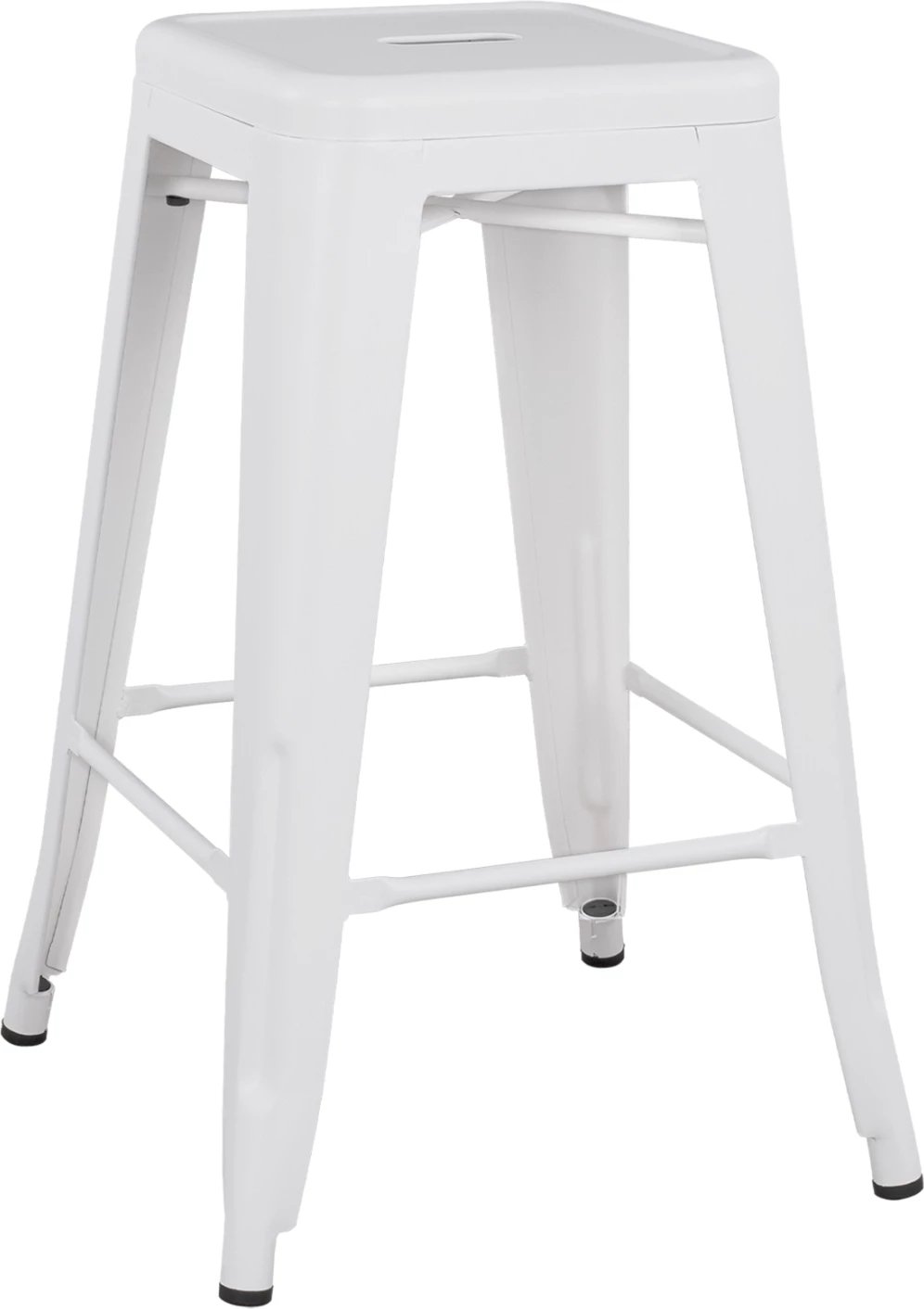 Karrige për bar mesatare MELITA-PRO FH8573.41 metalike në të bardhë mat 43x43x67Hcm