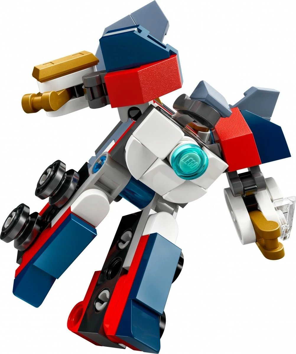 Set lodrash LEGO Ninjago 30699, Multifunctional Ninja Minimech, 80 pjesë, plastikë