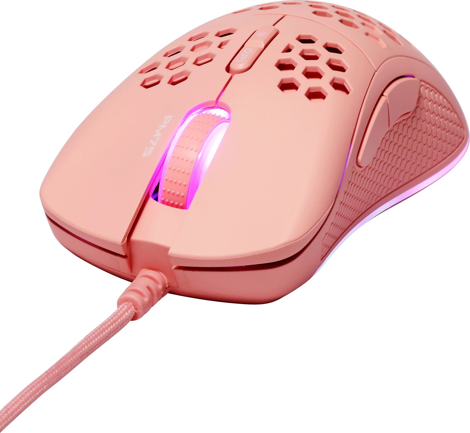 Maus Deltaco Gaming RGB USB pink