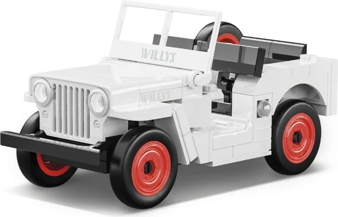 Set blloqe ndërtimi COBI Jeep Willys CJ-2A, 111 pjesë, zi