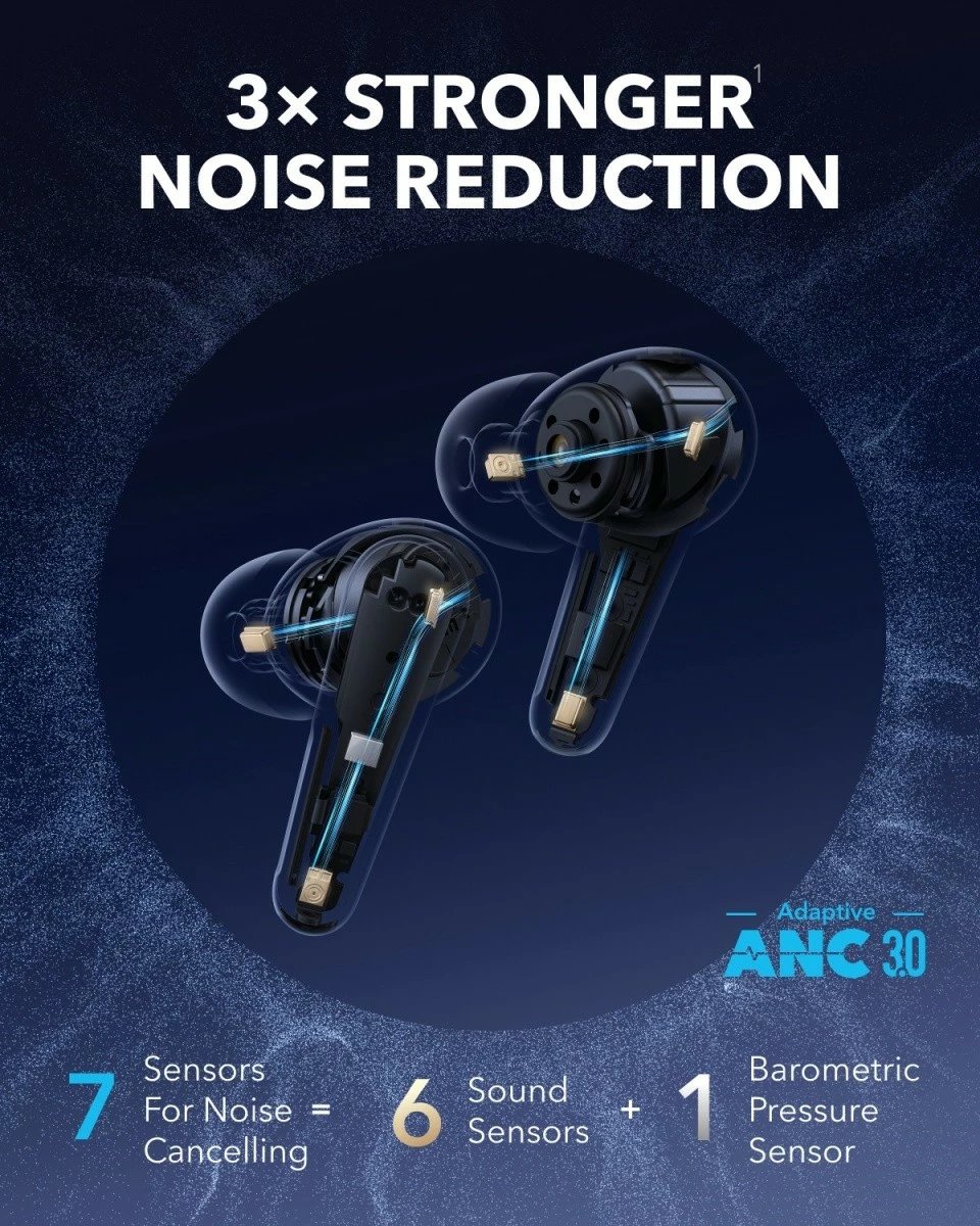 Kufje wireless Anker Soundcore Liberty 4 PRO, Bluetooth, Jeshile