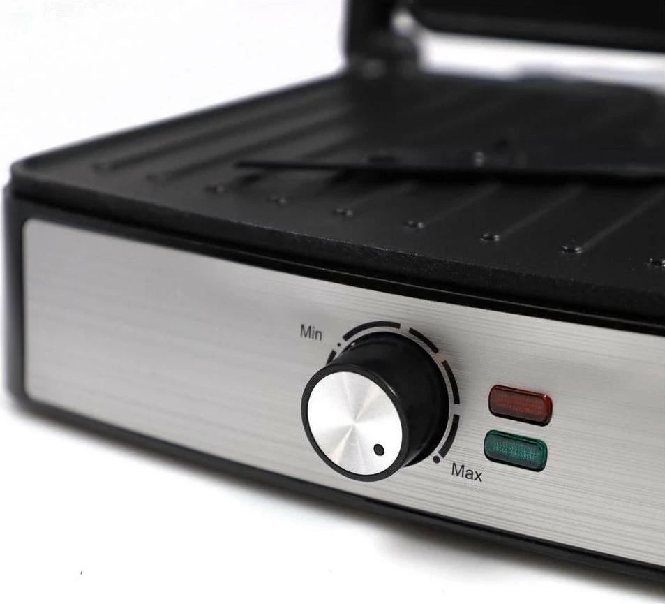 Grill tavoline Gastronoma 18240001, 2200W, argjendtë