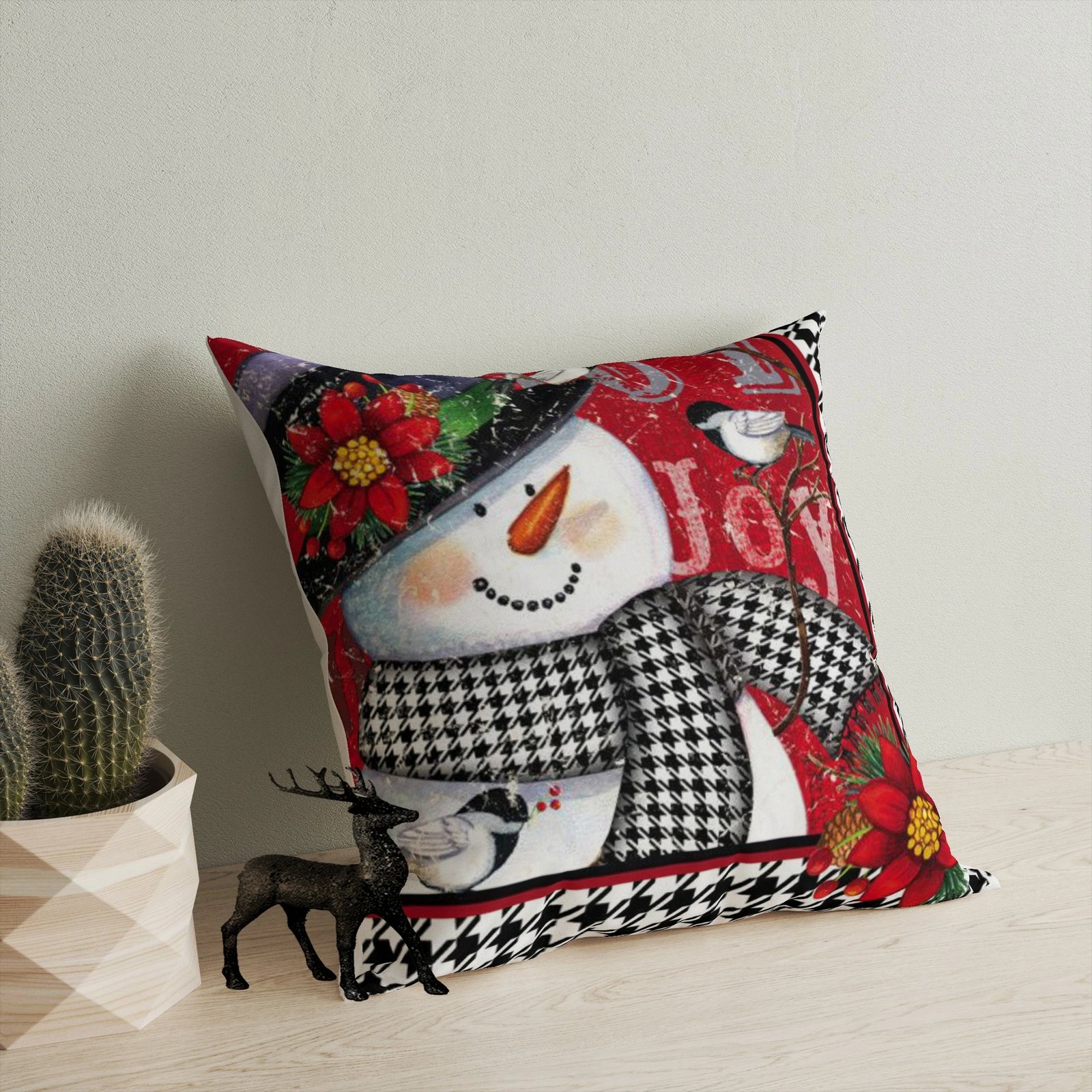 Jastëk dekorativ Aberto Design, YY202339, shumëngjyrësh, 43x43cm