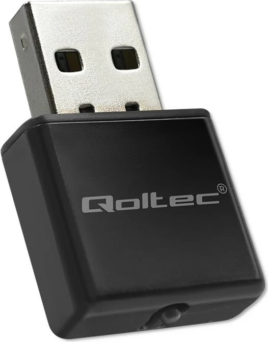 Adapter WiFi mini Qoltec 56986, USB 2.0, 300 Mbps, i zi