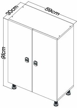 Dollap multifunksional Hanah Home, Melo, ngjyrë Atlantic Pine dhe e bardhë