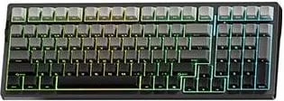 Tastierë Mchose G98, RGB, mekanike, wireless, e zezë