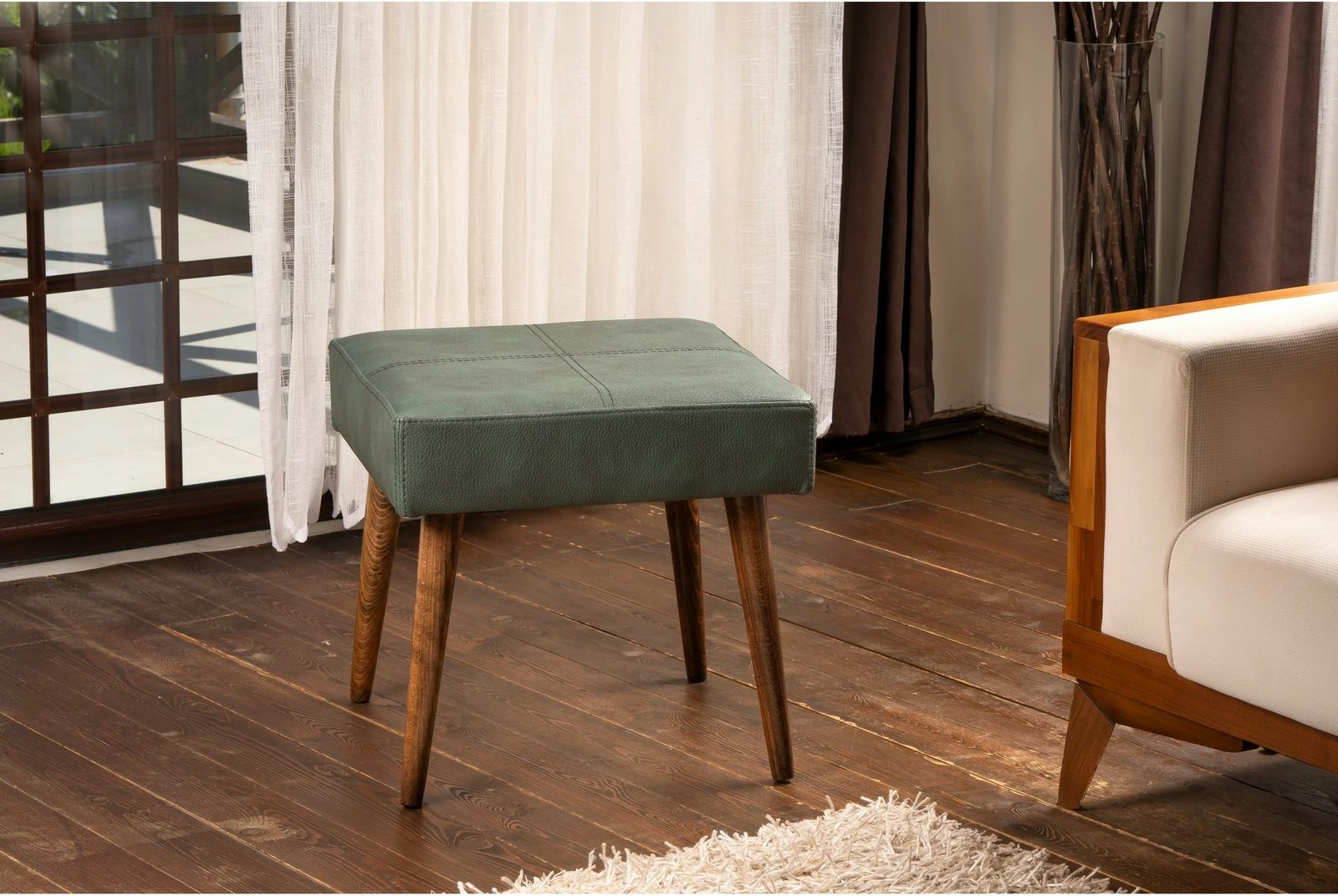 Puf Atelier del Sofa, ngjyrë e gjelbër, Urga