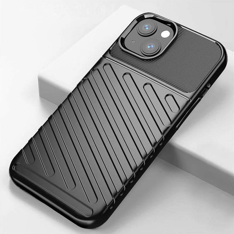 Mbështjellës Hurtel Thunder Case për iPhone 13 mini, TPU, Blu