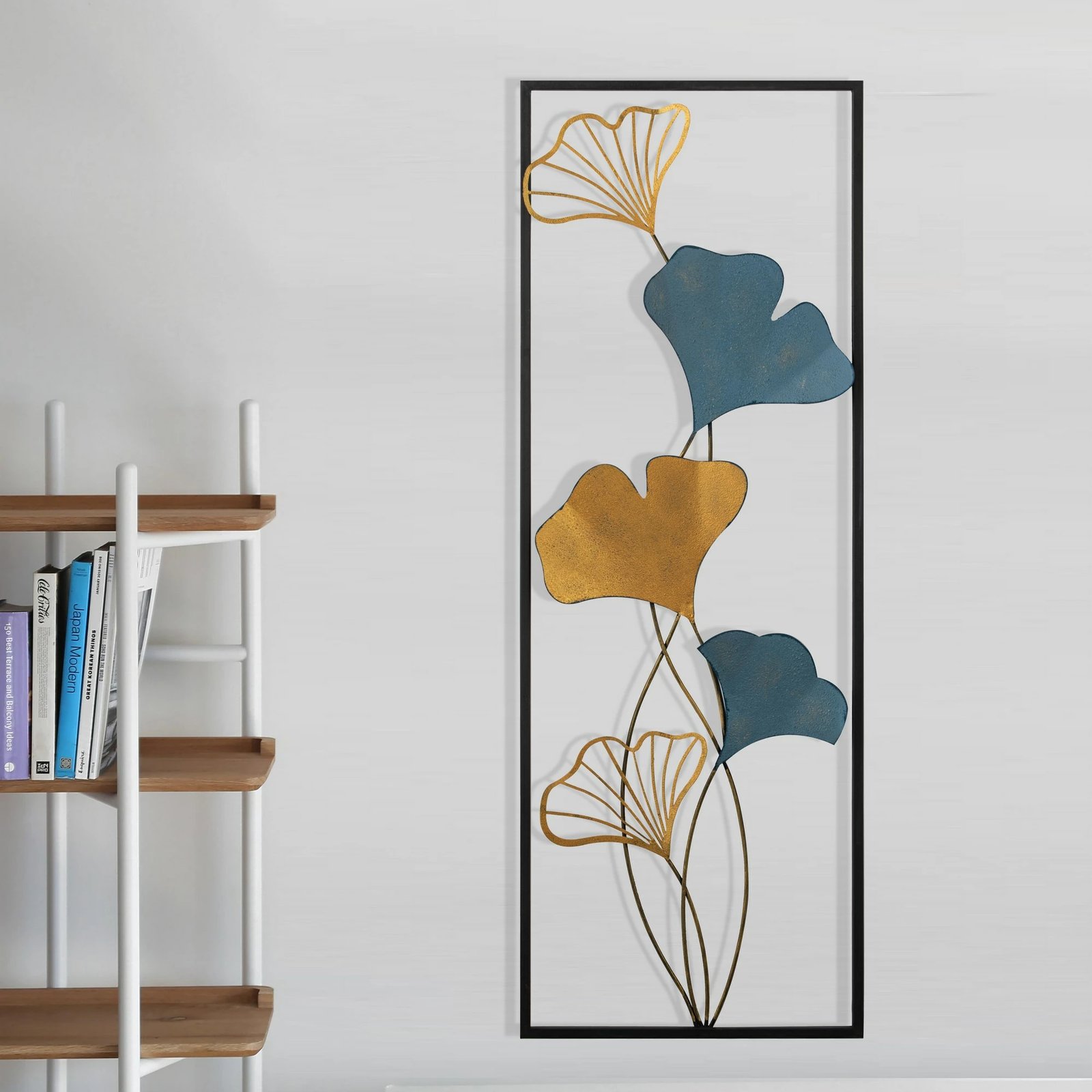 Aksesor dekorativ metalik për mur Wallity, Nadide - 1