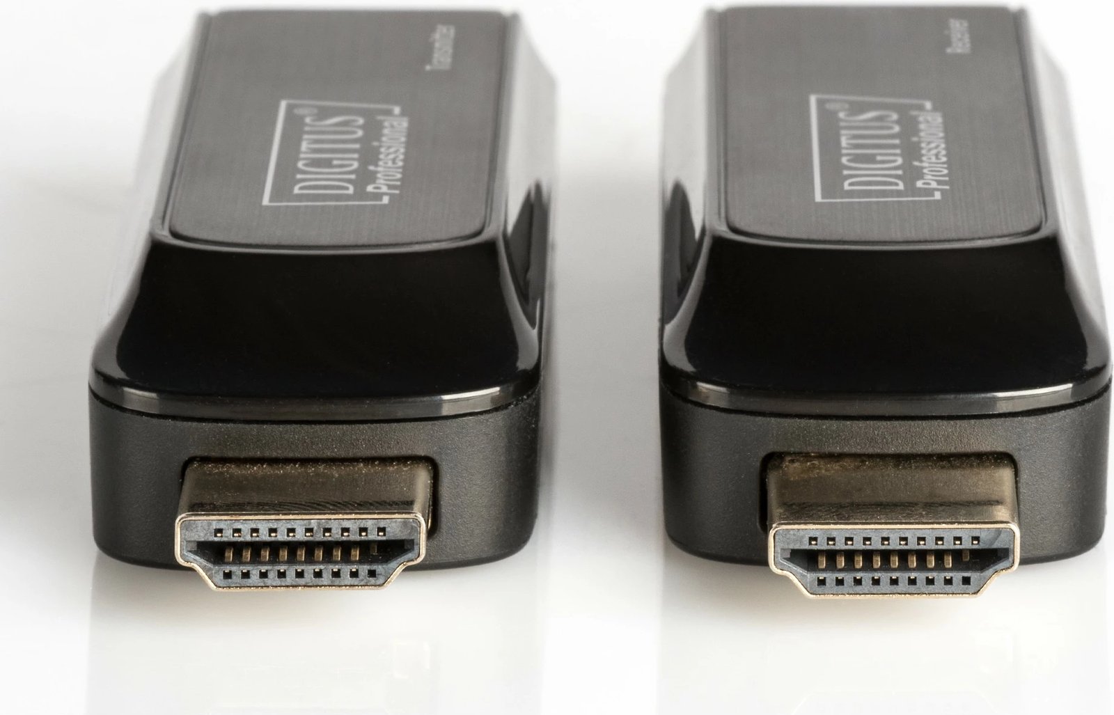 HDMI ekstender Digitus Mini, set transmetues & pranues, 50m, Full HD, PoE, e zezë