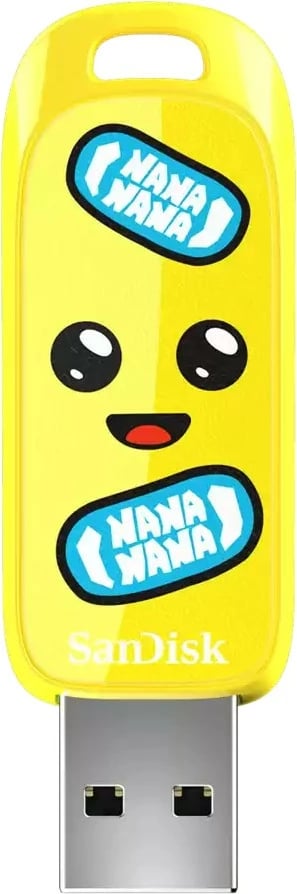 USB stick Sandisk Fortnite Peely 256GB USB 3.2 Gen1 verdhë