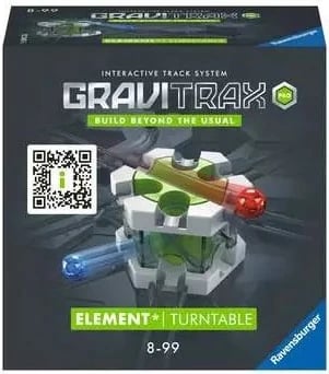 Lojë GraviTrax PRO Element Turntable Ravensburger, rrugë mermeri, multicolour