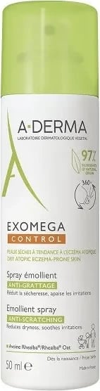 Spray emolient për trup A-Derma Exomega Control uniseks 50ml Spray emolient për trup A-Derma Exomega Control uniseks 50ml