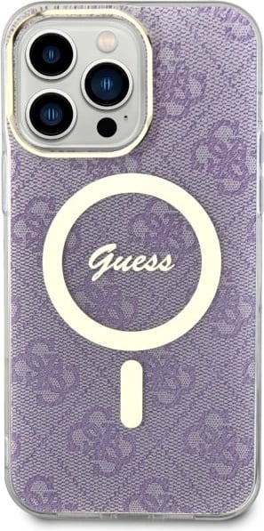 Mbështjellës Guess 4G MagSafe për iPhone 14 Pro Max 6.7", vjollcë Mbështjellës Guess 4G MagSafe për iPhone 14 Pro Max 6.7", vjollcë