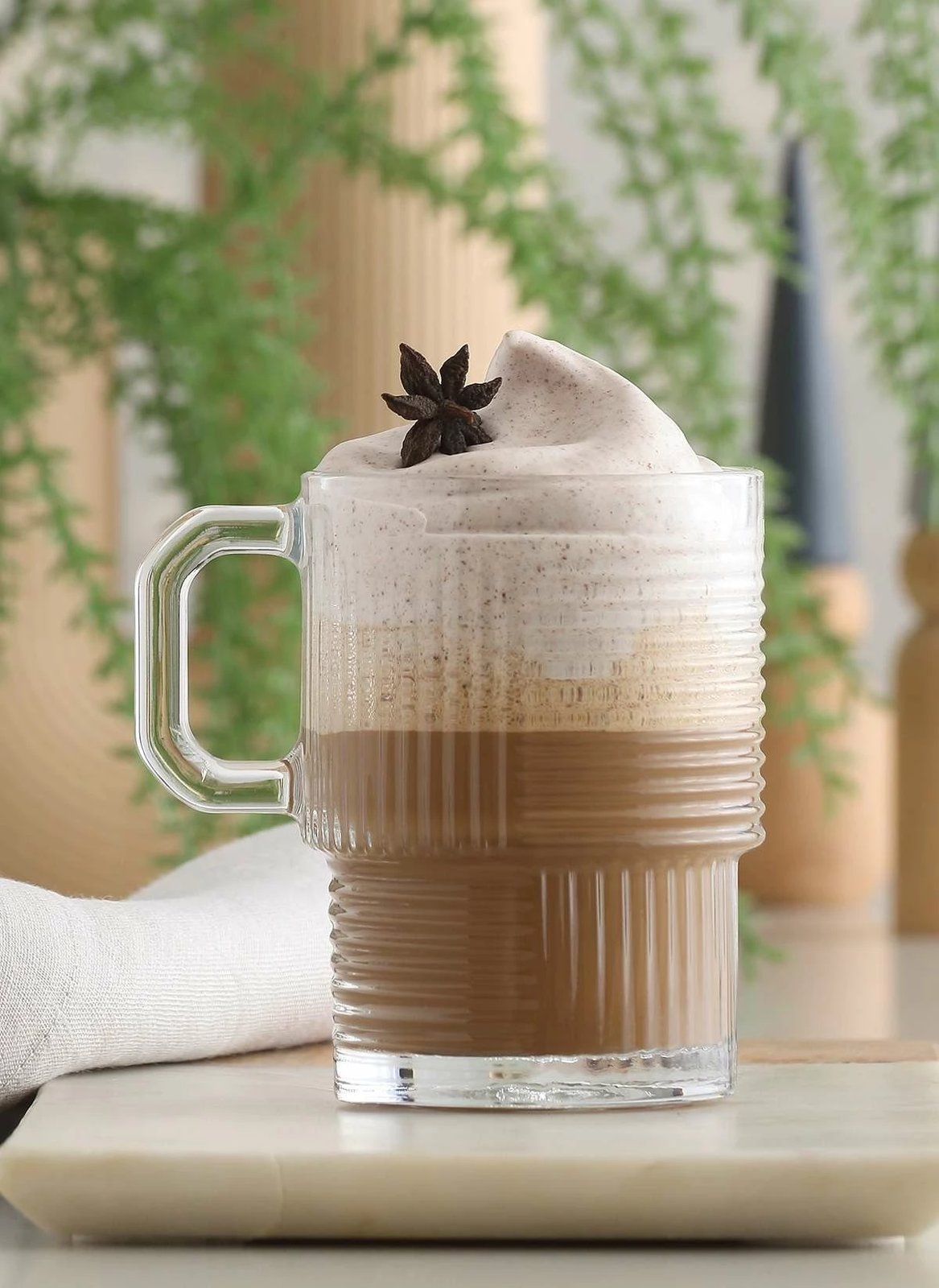 Set gotash prej qelqi (6 copë), Hermia Concept, LV-HLN427F