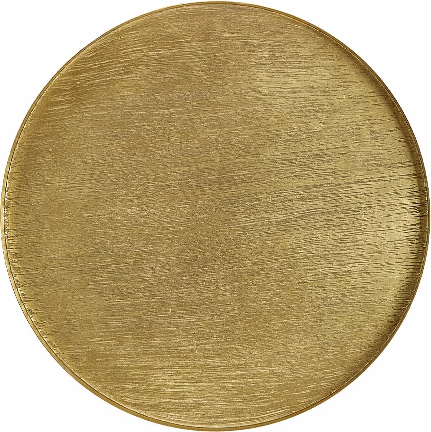 Set tavolinash anësore Totale, 2 copë, ngjyrë bronzi antik dhe e zezë, 49x49x56