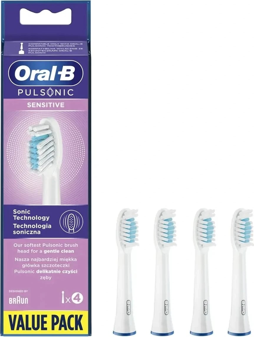 Koka për furçë dhëmbësh Oral-B Pulsonic Sensitive SR32-4, të bardha