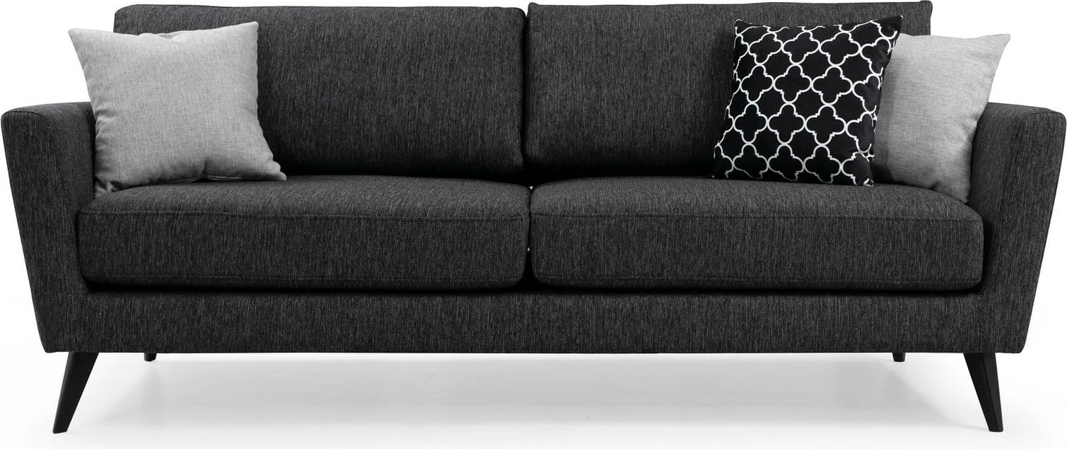 Divan treshe Mayorka, ngjyrë gri e errët