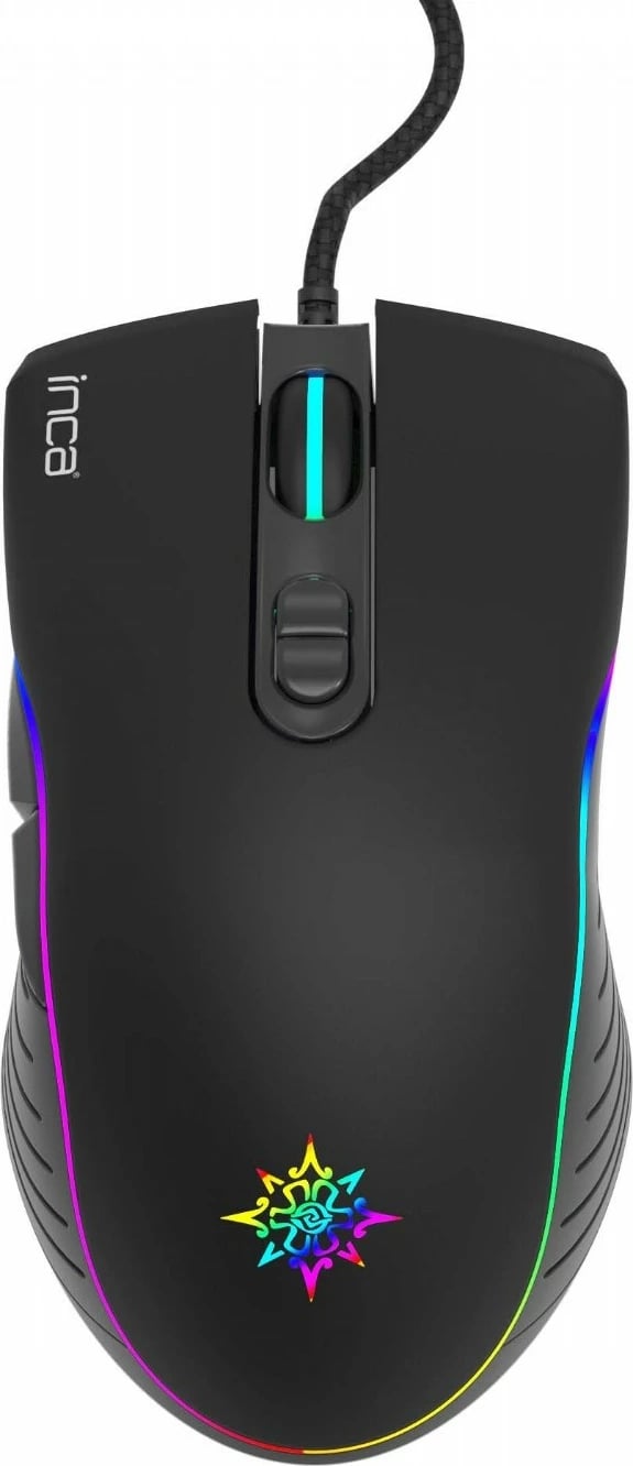 Maus gaming Inca IMG-GT15, 4800 DPI, RGB, 7 butona, USB, i zi