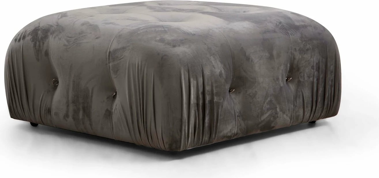 Këndare Atelier del Sofa, Bubble Corner (L1-O1-1R-Puf), ngjyrë gri