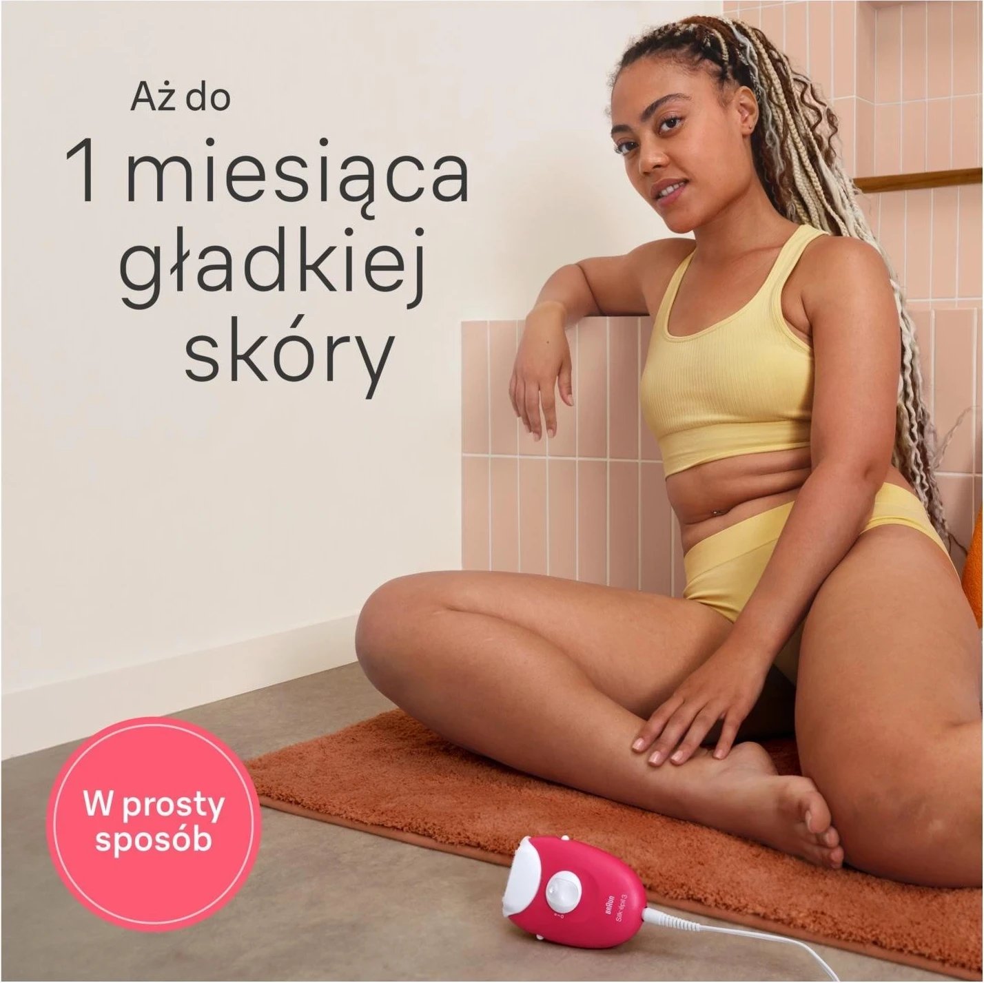Epilator Braun Silk-épil 3 3-000, bardhë-vjollcë