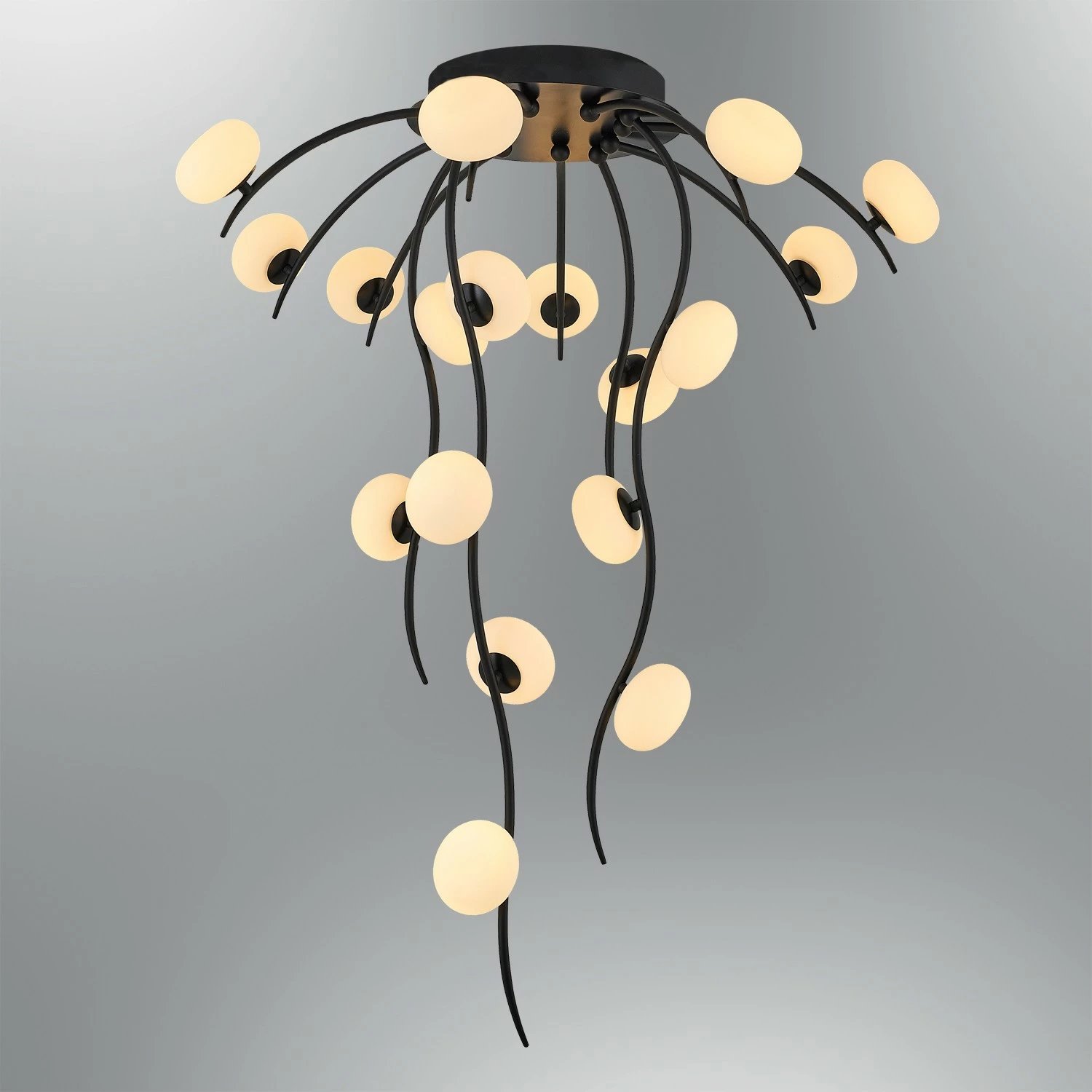 Llambë qelqi varëse Opviq, L1410, e zezë