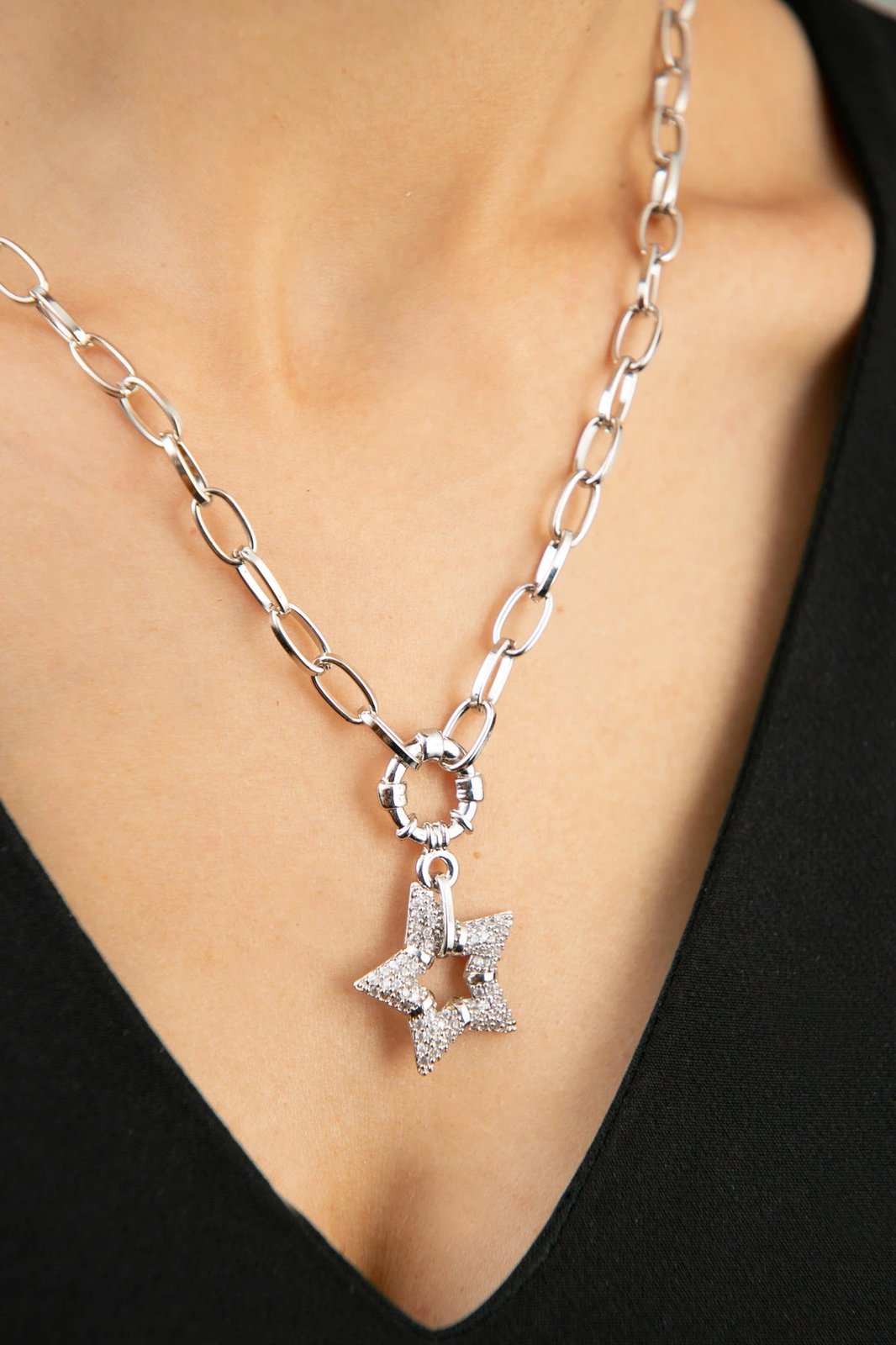 Varëse metali Elika, e argjendtë, CK9318