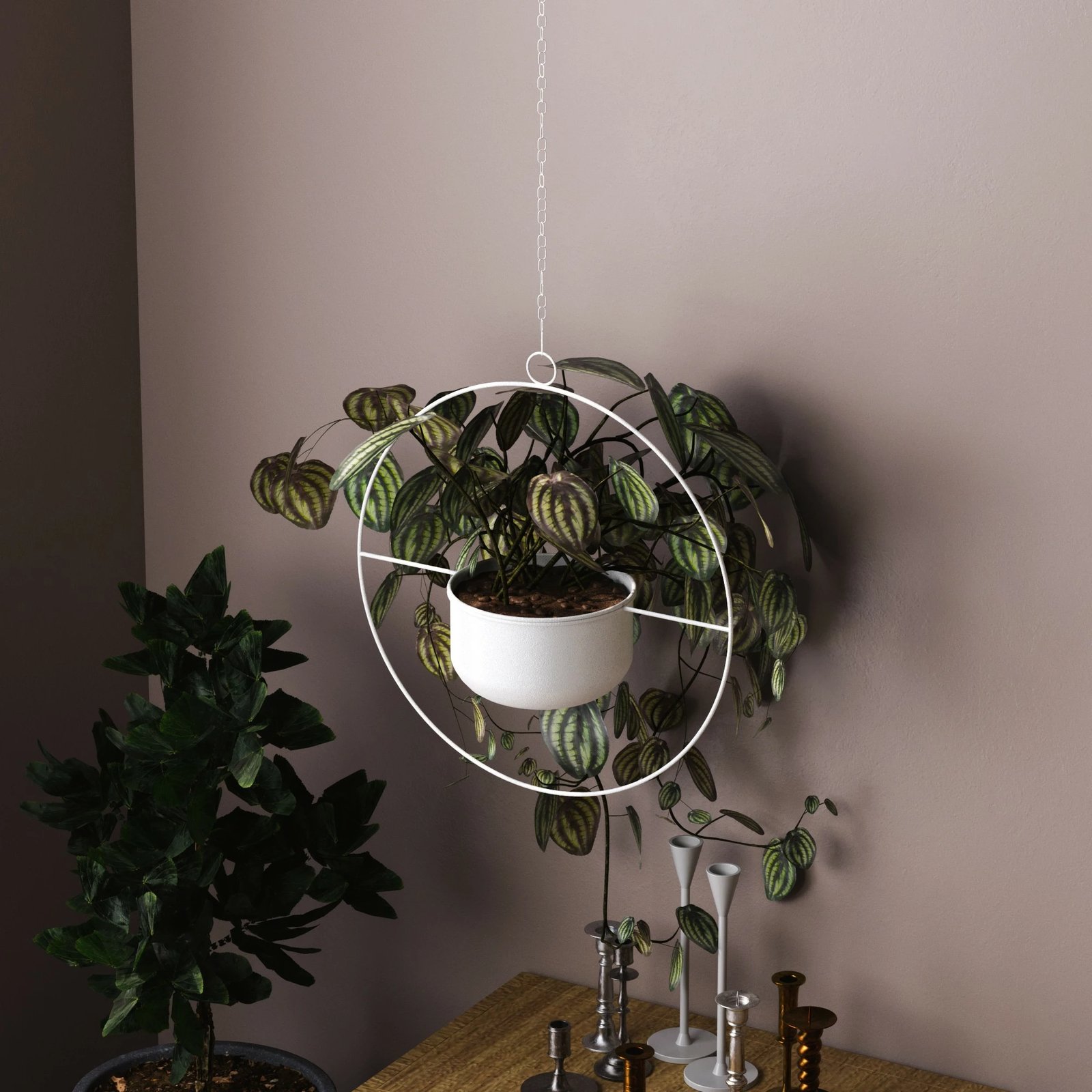 Vazo dekorative varëse, dizajn Aberto, e bardhë, Payanda