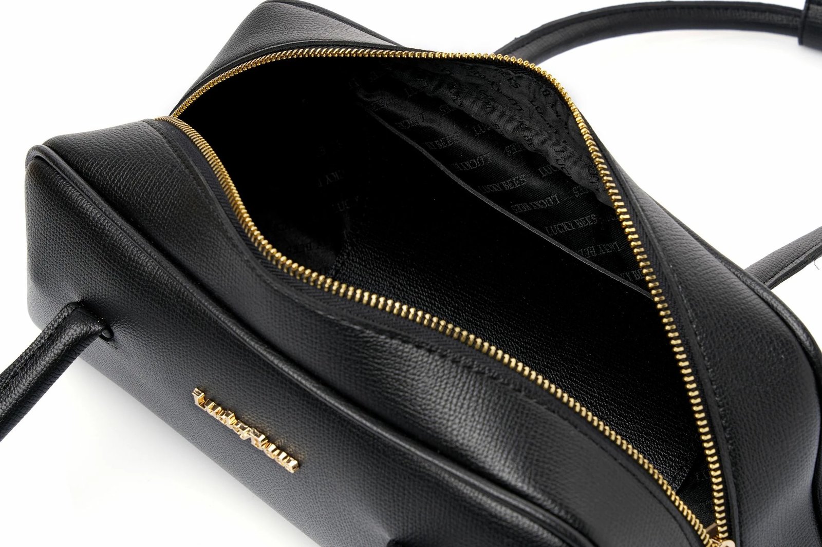 Çantë shpatull Lucky Bees Delphine, e zezë