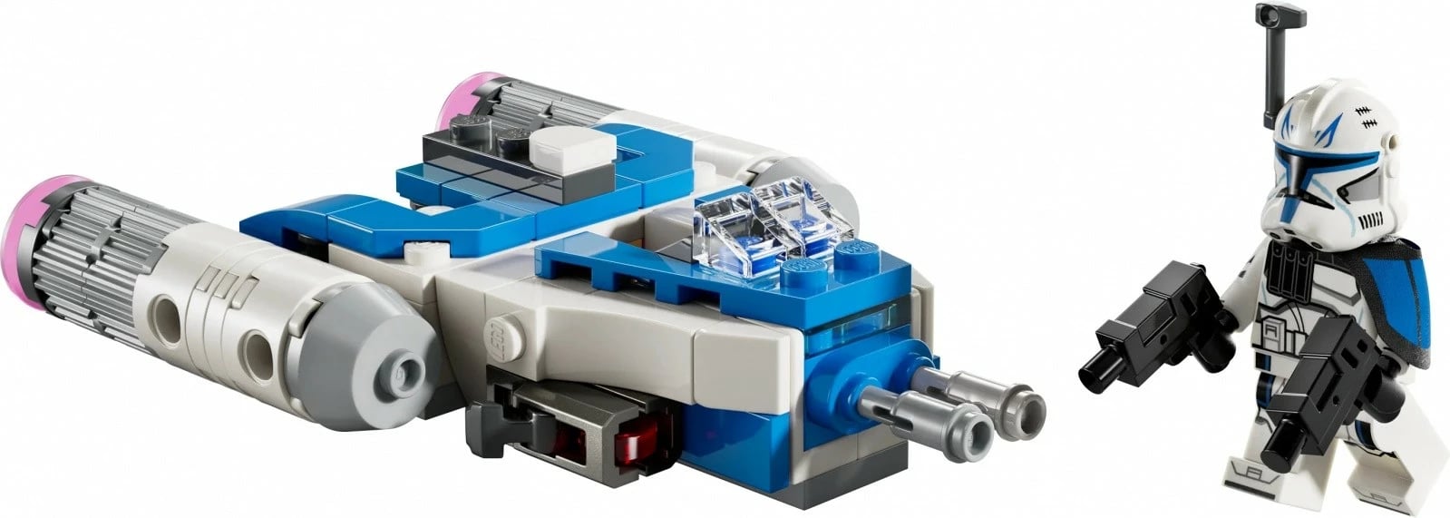 Set LEGO Star Wars Microfighter Y-Wing Captain Rex 75391, 99 pjesë, plastikë