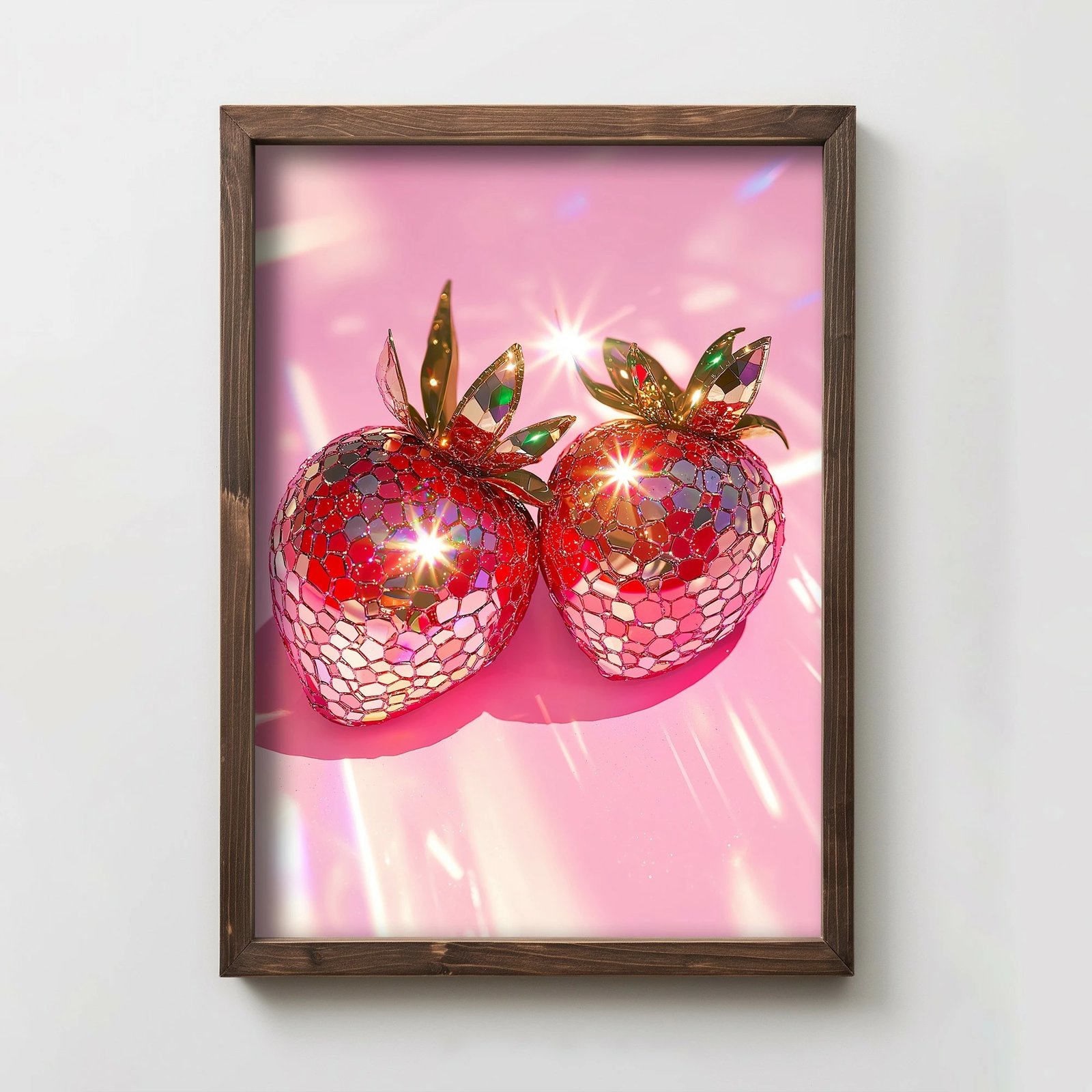 Pikturë dekorative me kornizë MDF, Wallity, TUN030-L, shumëngjyrëshe, 35x47x2 cm