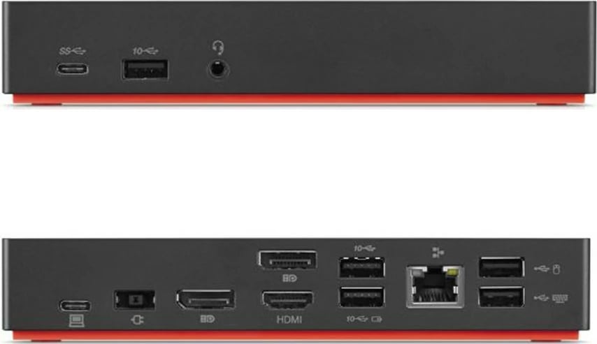 Docking Lenovo Origin Storage 40AF0135EU, USB 3.2 Gen 1, Charcoal, Red