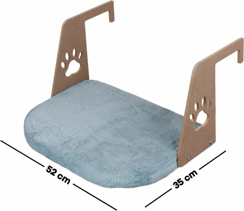 Shtrat për mace, Paws & Whiskers, Riana, ngjyrë tyrkiz