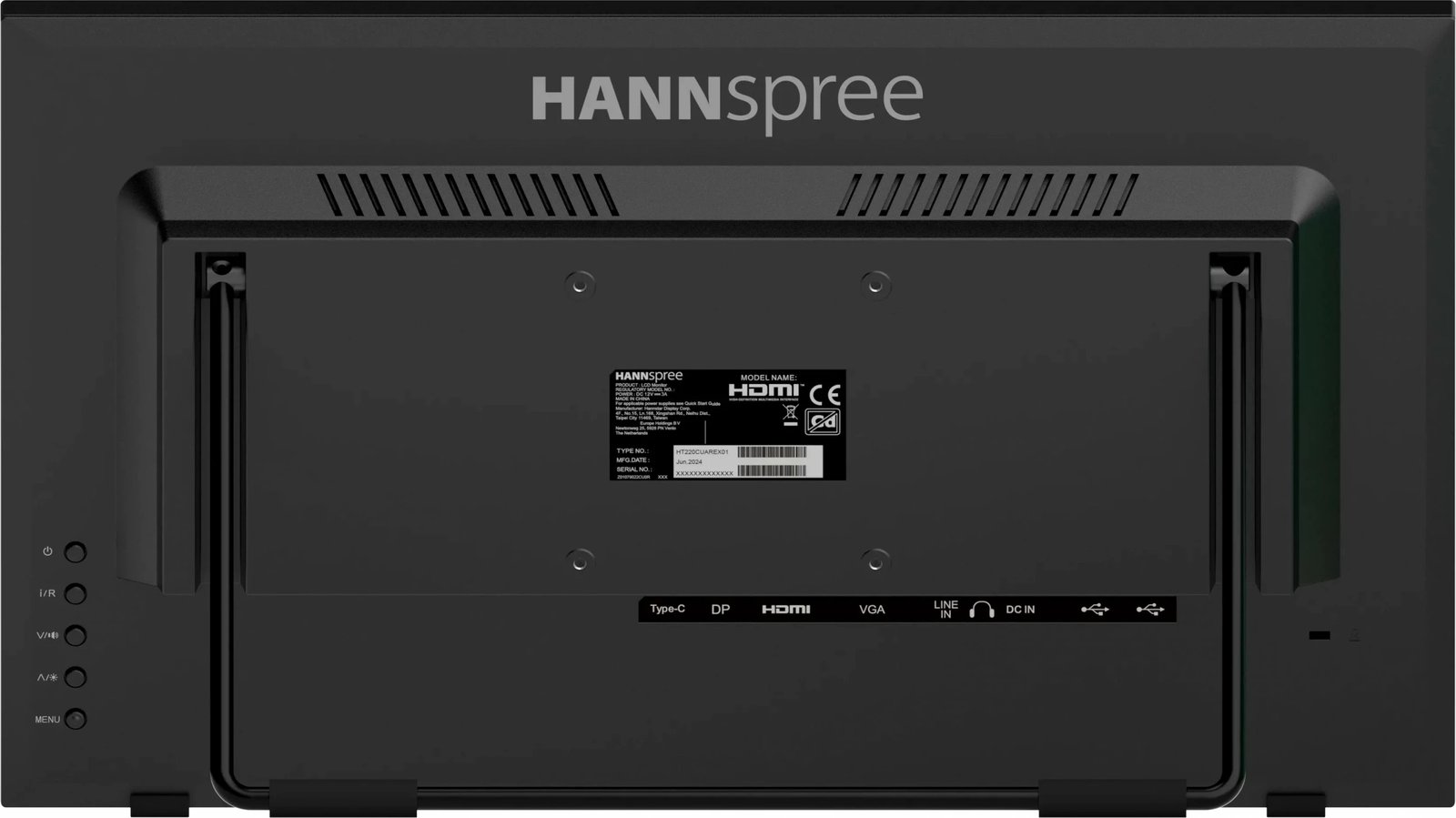 Monitor Hannspree HT220CUA 21.5 inç, Touchscreen, HDMI+DP, i zi