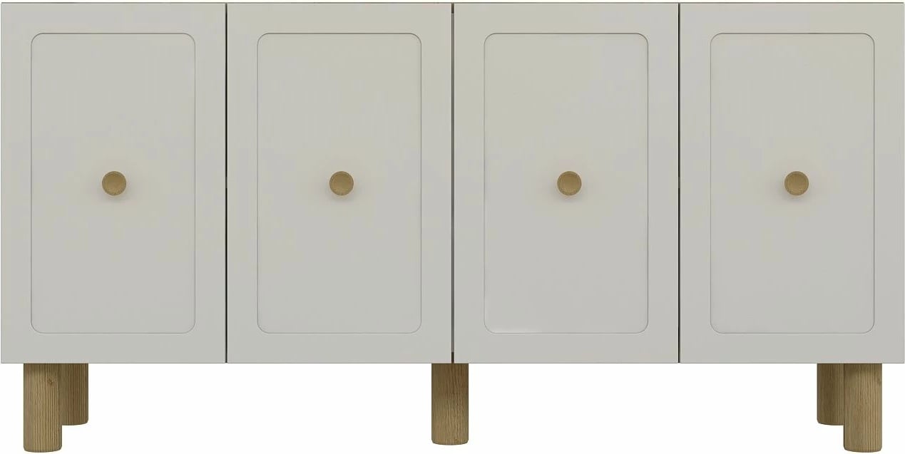 Konsol Skye Decor, Rosalinda KB150, ngjyrë lis safir dhe e bardhë