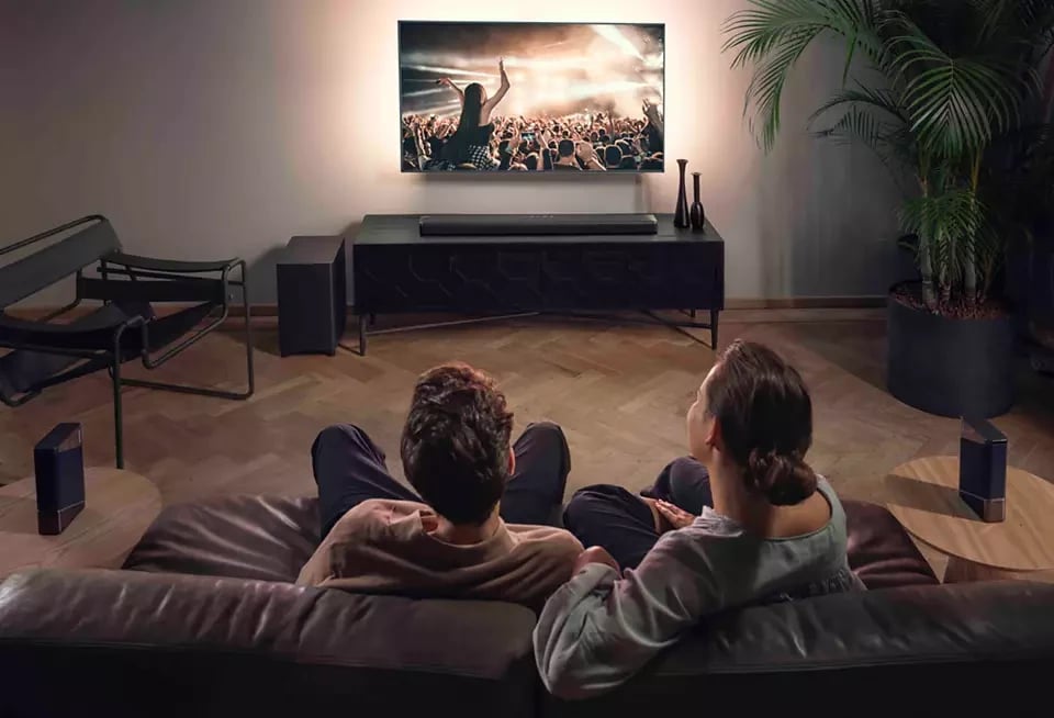 SOUNDBAR-SUBWOOFER PHILIPS FIDELIO B97/10 | 450W 7.1.2CH BLUETOOTH WIRELESS DOLBY ATMOS SOUNDBAR-SUBWOOFER PHILIPS FIDELIO B97/10 | 450W 7.1.2CH BLUETOOTH WIRELESS DOLBY ATMOS