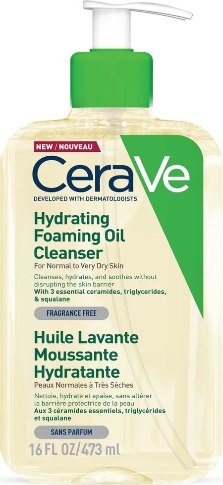 Vaj pastrues shkumues hidratues CeraVe Moisturizing Foaming Cleansing Oil 473ml