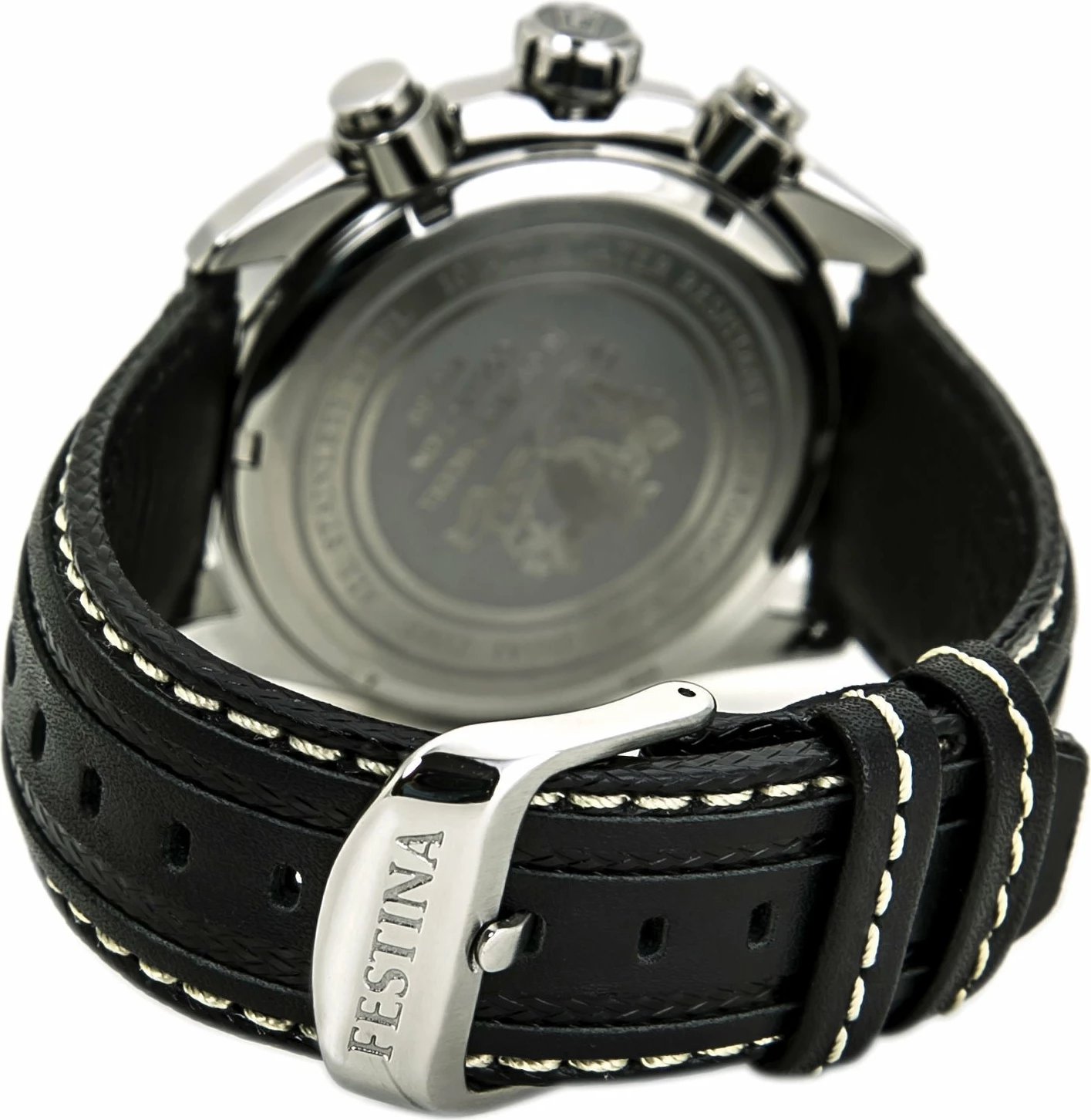 Orë dore për meshkuj Festina F16489, 44 mm, e zezë