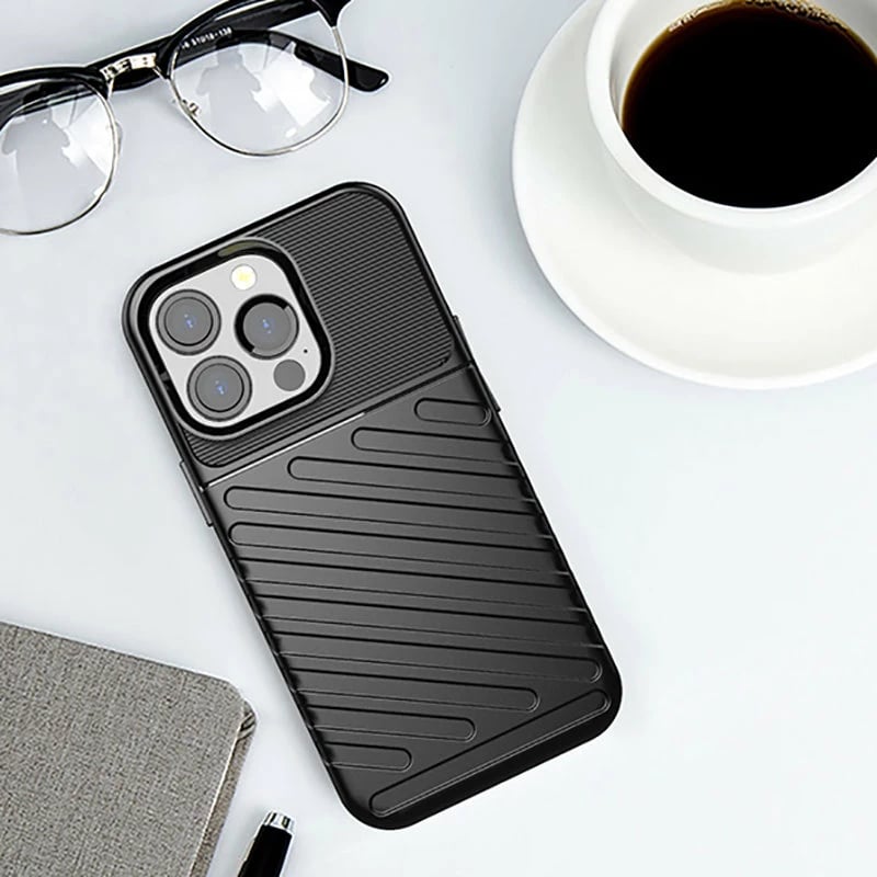 Mbështjellës Hurtel Thunder Case për iPhone 13 Pro, TPU, kaltër