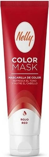 Maskë ngjyruese flokësh Nelly Color Mask unisex e kuqe 60ml